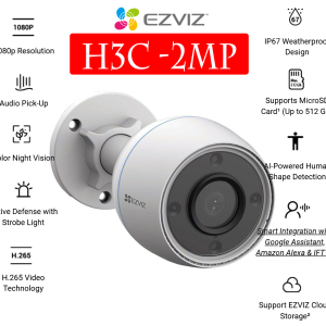 Camera Wifi Ngoai Troi Ezviz H3c 2mp 1080p Khong Mau Chinh Hang 363