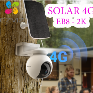 Camera Ezviz Eb8 4g Solar Ho Tro Gps Dung Pin Sac Ngoai Troi Thong Minh